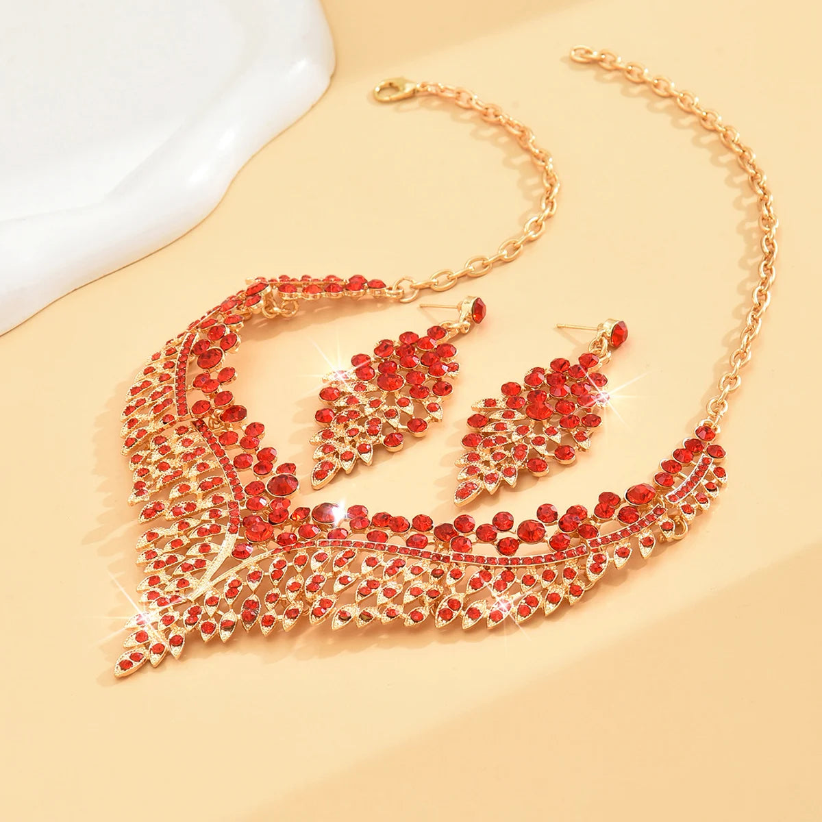 Starry Leaf Jewellery Set