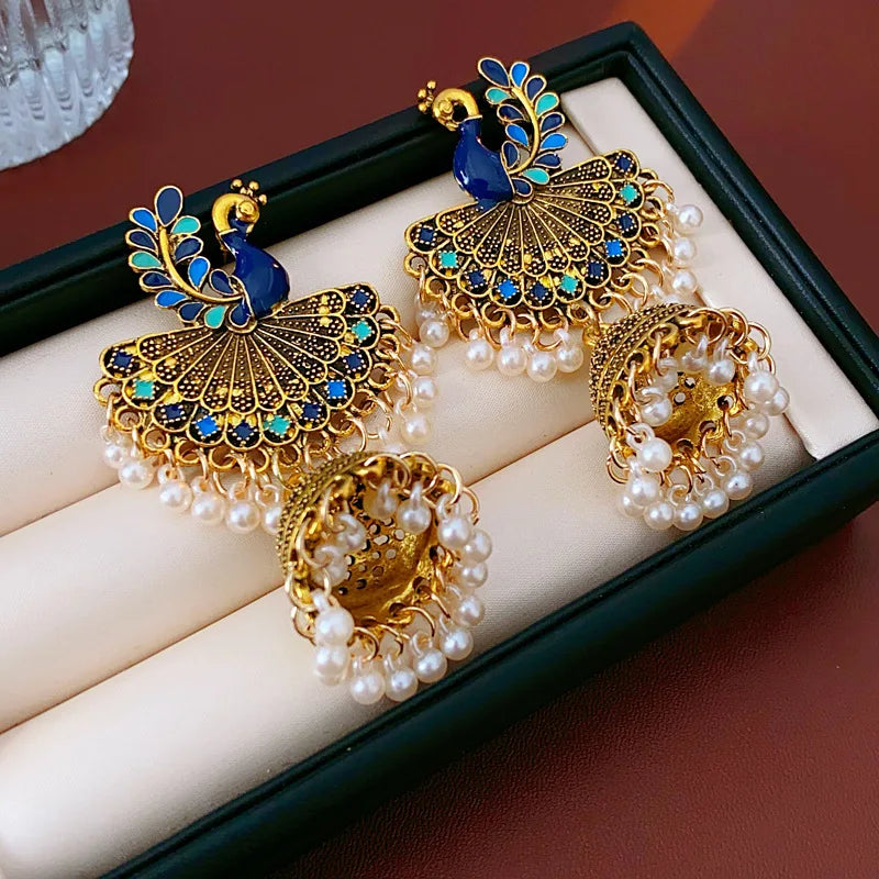 Peacock Jhumka