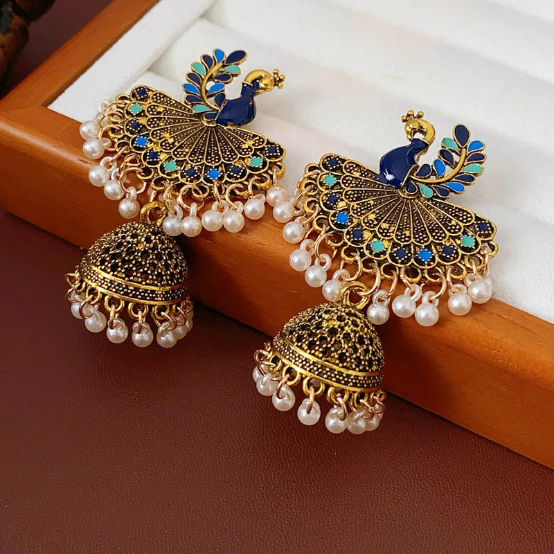 Peacock Jhumka