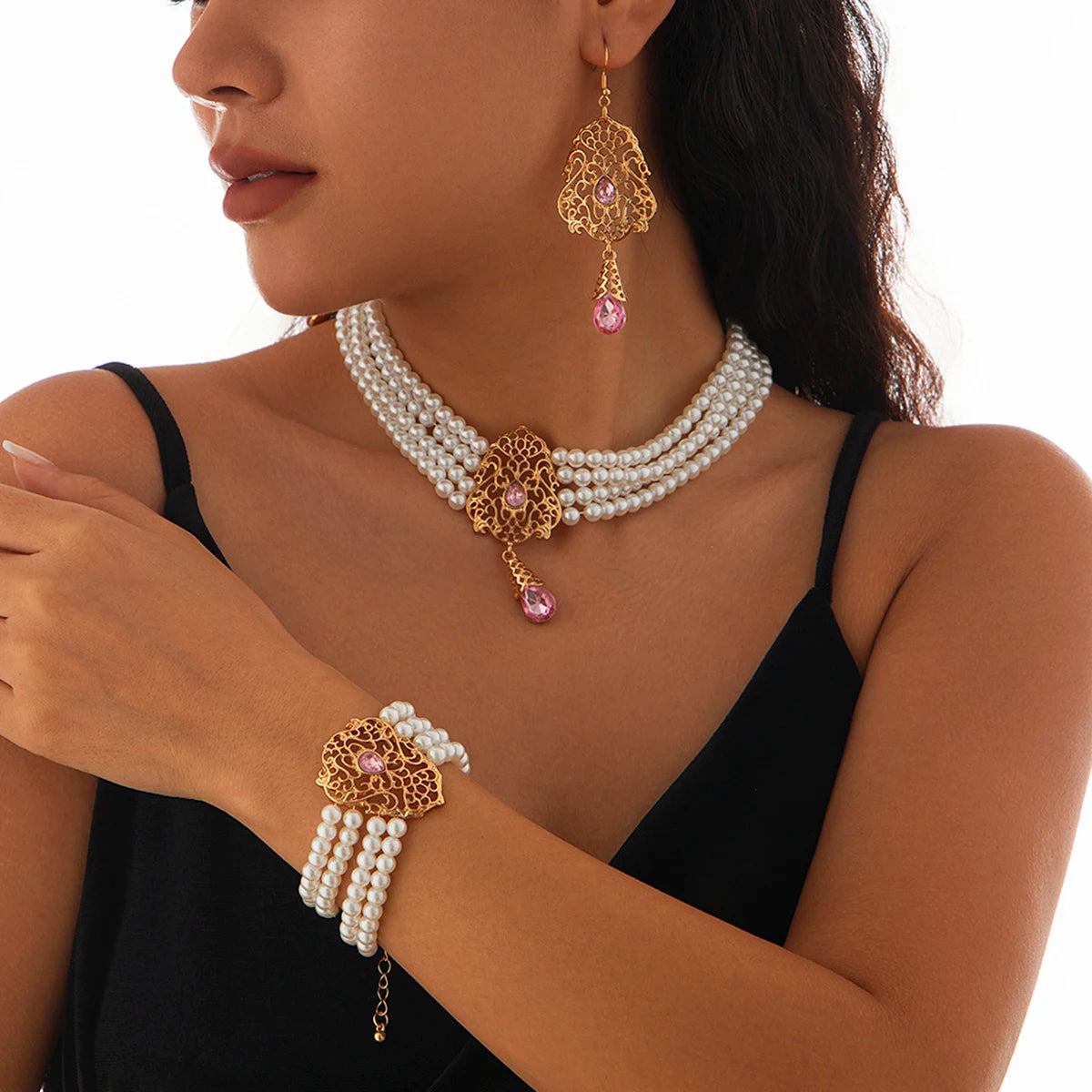 Indic Pearl Set