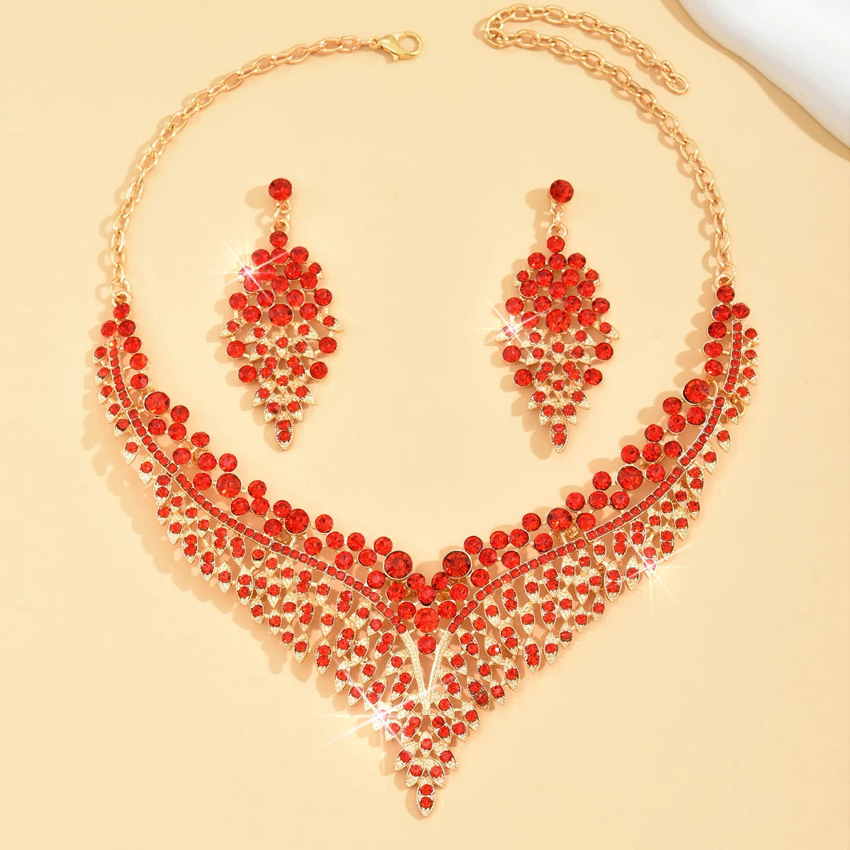 Starry Leaf Jewellery Set